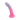 Gradient pink to purple silicone dildo on a white background