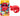 Red Pucker Up Lips Nibbling Vibrator with colorful packaging