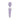 Purple handheld massager on a white background