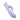 Purple oscillating rabbit vibe on a white background