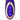 Purple rabbit vibrator with blue lights on a white background
