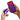 Hand holding a smartphone with a purple app screen and a purple We-Vibe Chorus Pro, on a white background