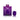 Purple 'Viben' Zen Rose clitoral stimulator with packaging on a white background