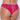 Raspberry Pink Bella Lace Up Front Crotchless Tanga Panties