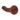 Brown Realrock Dual Density Silicone Realistic Curved Dildo 8 in. 