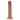 Tan Realrock Dual Density Silicone Realistic Curved Dildo 8 in. 