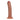 Tan Realrock Dual Density Silicone Realistic Curved Dildo 8 in. 