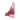 RealRock Crystal Clear Realistic 9 in. Dildo With Balls and Suction Cup Pink