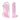 RealRock Crystal Clear Realistic 9 in. Dildo With Balls and Suction Cup Pink