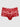 Red Bella High-Waisted Lace Cheeky Panties