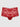 Red Bella High-Waisted Lace Cheeky Panties
