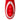 Red rabbit vibrator with three illuminated red lights on a white background