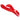 Red rabbit vibrator on a white background