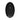 Black remote control with power symbol on a white background