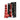 Red studded thrusting dildo with packaging on a white background