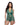 green backless halter neck sheer lace romper
