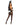 Black 5 piece legal Playboy Bunny costume back view