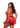 plus size Red Baroque Heart Babydoll Set back