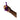 Hand holding a purple silicone anal toy against a white background