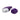 Purple and white romp free on a white background