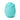 Turquoise silicone rose-shaped vibrator on a white background