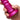 Hand holding a pink thrusting dildo on a white background