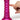 Pink thrusting dildo with 'ROMP' branding on a white background