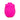 A bright pink silicone clitoral suction vibrator shaped like a stylized rose, featuring a small embossed ROMP logo on the front and a subtle orange accent ring at the base, shown against a solid white background.