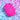 Pink ROMP Rose 2.0 Clitoral Stimulator with water droplets on a blue and purple water background