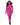 Plus size model wearing a pink seamless floral fishne body stocking catsuit with black boots