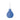 Blue enema bag with white handle on a white background