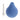 Blue rubber bulb syringe with white plastic tube on a white background