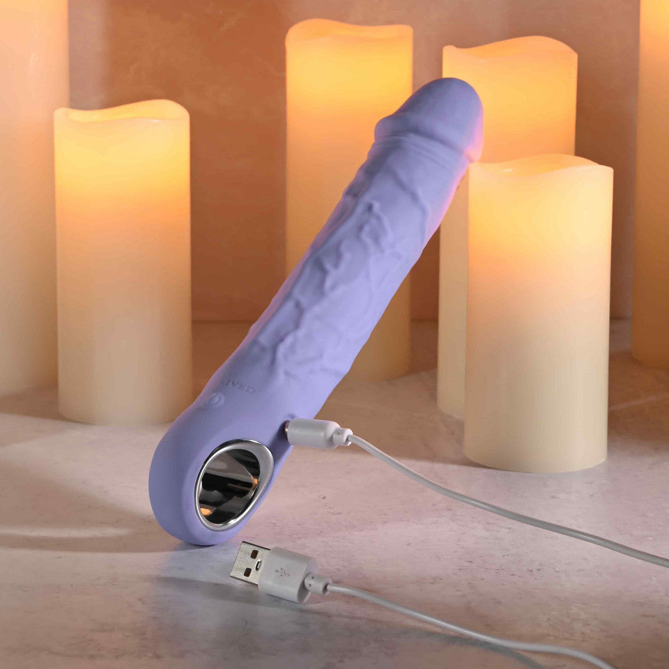 Evolved Purple Fantasy Dildo Vibe | Waterproof & Flexible Adult Toy Box Evolved Purple Fantasy Dildo Vibe | Waterproof & Flexible Adult Toy Box