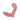 Pink silicone Luv Inc Insertable Panty Vibrator on a white background