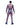 Back view of a man wearing a sheer black sexy skeleton Halloween bodysuit costume