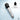 Doxy Go Travel-Sized Wand Massager on a blue textured background, featuring IPX-7 waterproof label.