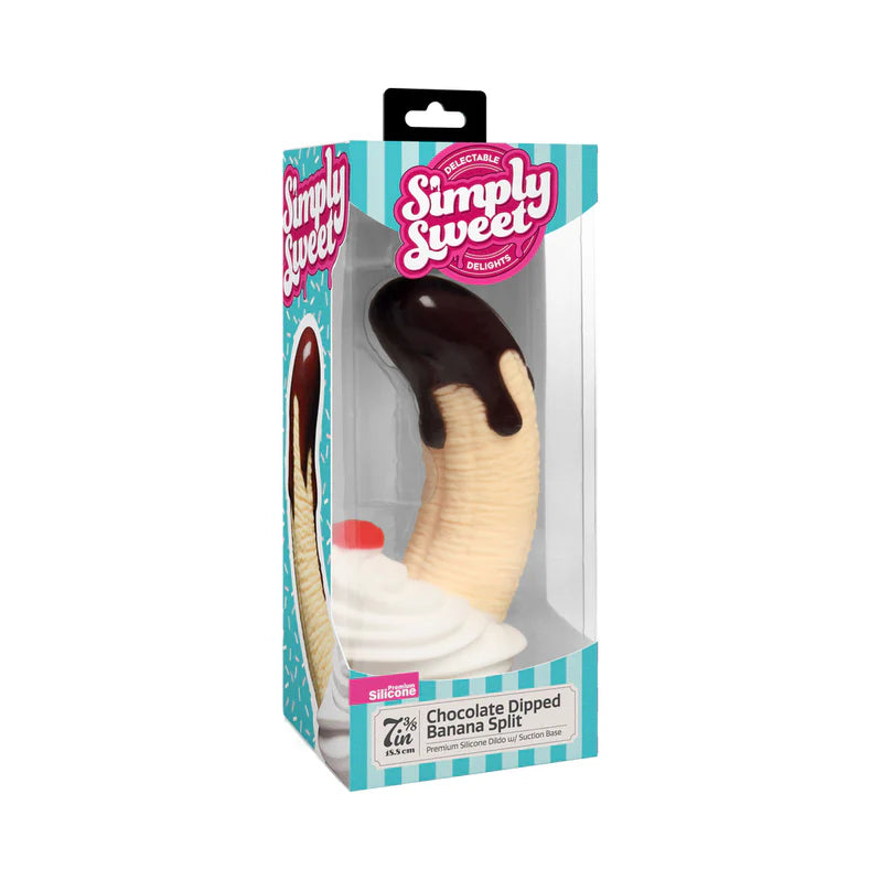 Simply Sweet Chocolate Dipped Banana Split Dildo Adult Toy Box Simply Sweet Chocolate Dipped Banana Split Dildo Adult Toy Box
