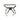 Black harness with buckle on a white background