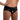 Black pegging harness with floral pattern on a white background