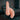 Measurement chart for 3.6" Silicone Packer Dildo - Light with dimensions labeled on a blurred indoor background