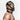 Person wearing a black leather harness on a plain background