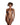 Model wearing a black lingerie set with a visible Playboy brand logo on a white background