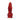 Red textured dragon dildo on a white background