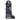 Master Cock The Cyclops Thick Black 10 in Dildo in packaging