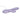 Purple silicone flexible rabbit vibe with LED lights on a white background