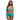 Woman wearing a green and blue tropical print short set on a white background