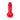 Red silicone Luv Inc Twirling Tongue Vibrator on a white background
