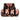 Black butt plugs held by a person with a blurred background