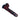 A black and red marbled thrusting dildo against a white background, showcasing its detailed texture and realistic design.