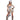 Person wearing a costume with fur accents and armor on a white background